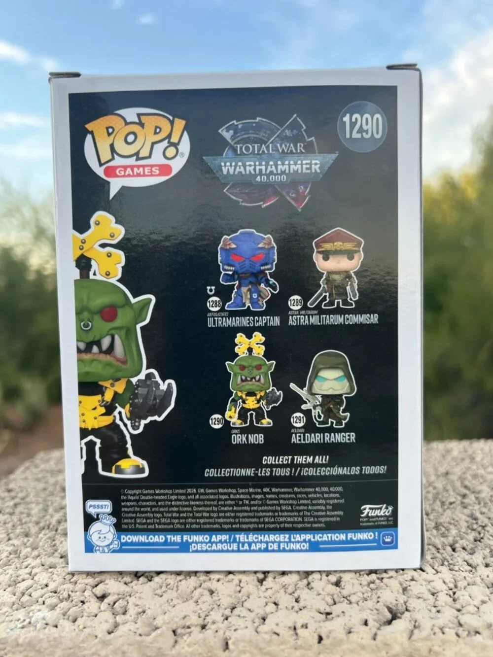 Funko Pop Games - Warhammer Total War - Ork Nob (#1290, NEW)
